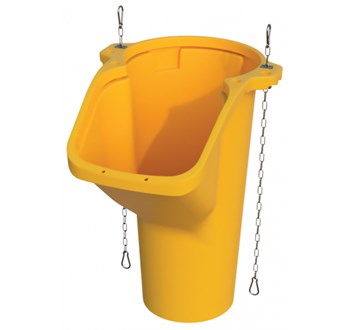 Boca de recepção entulho-plástico